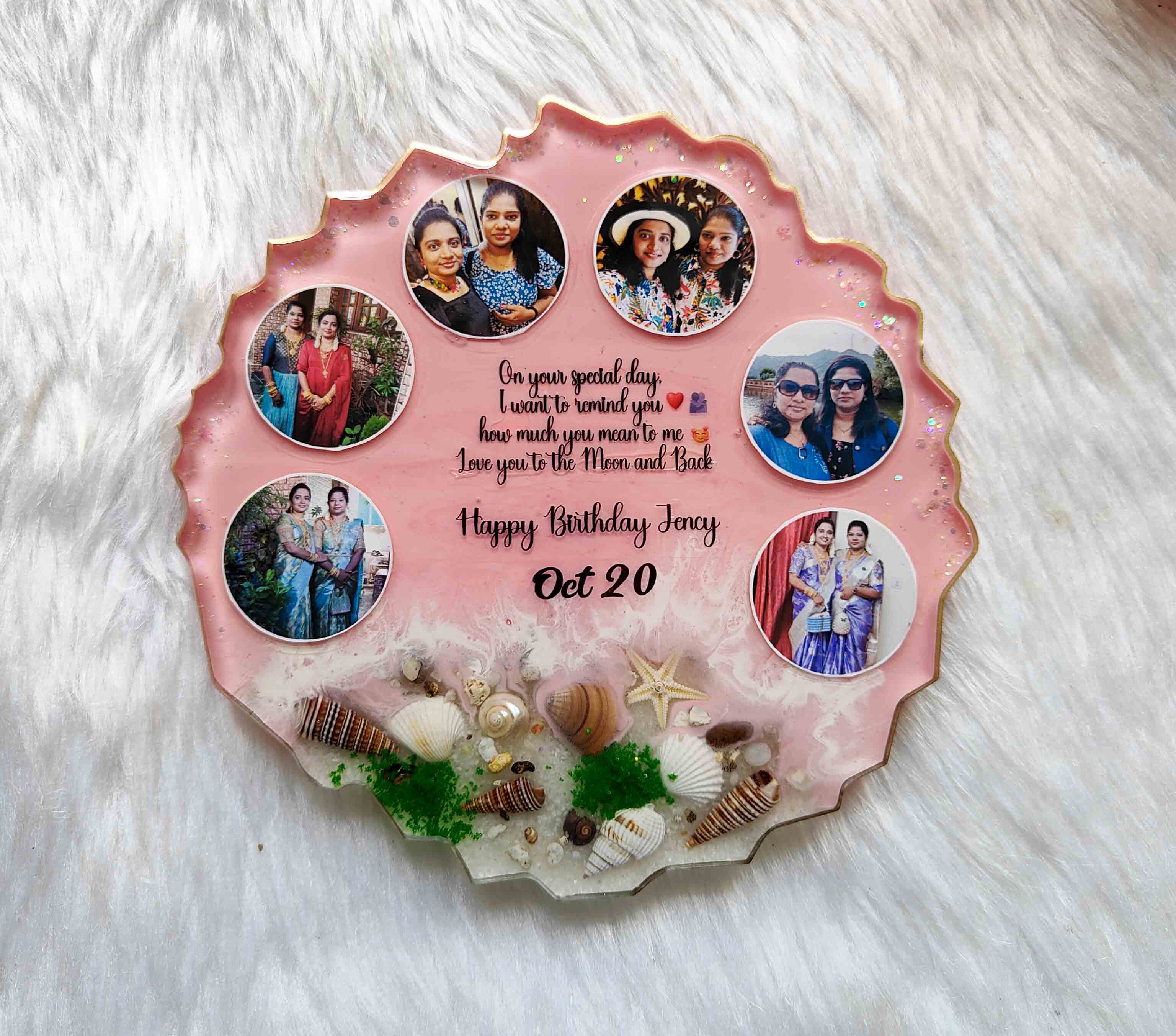 Happy Birthday Resin Photo Frame – Gift for All Ages