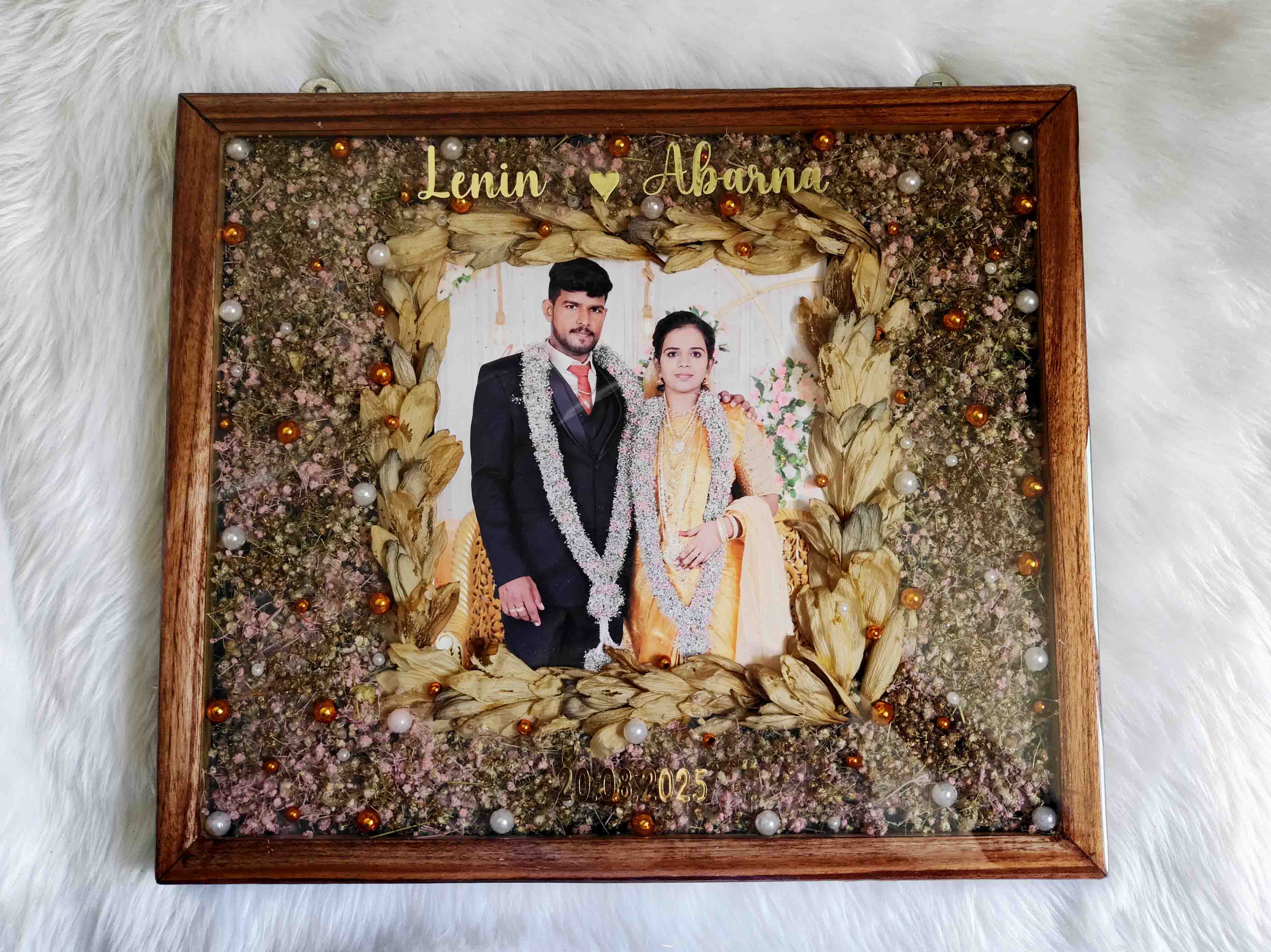 Indian Wedding Garland Keepsake