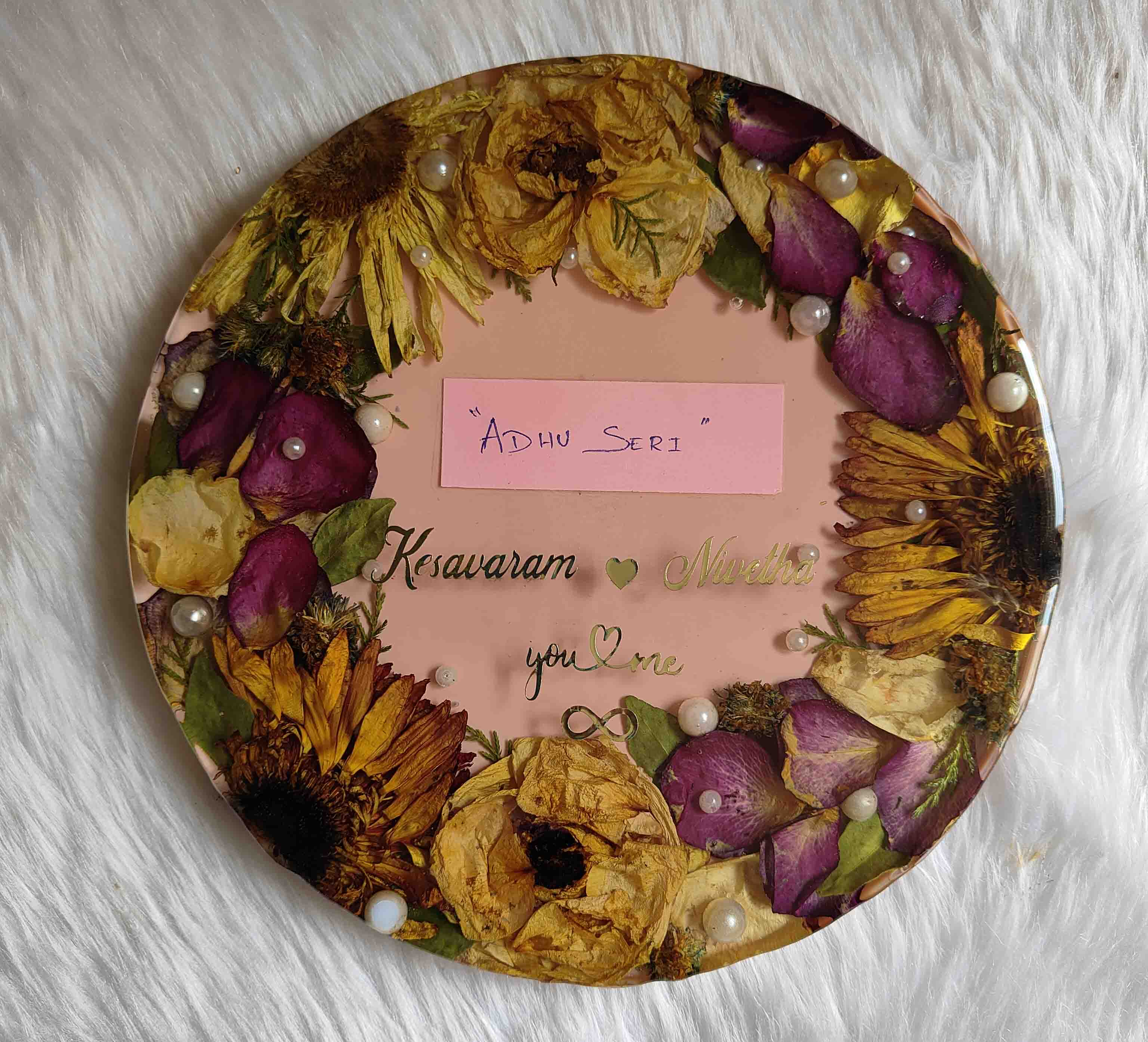 Resin Frame – Special Bouquet Flower Art