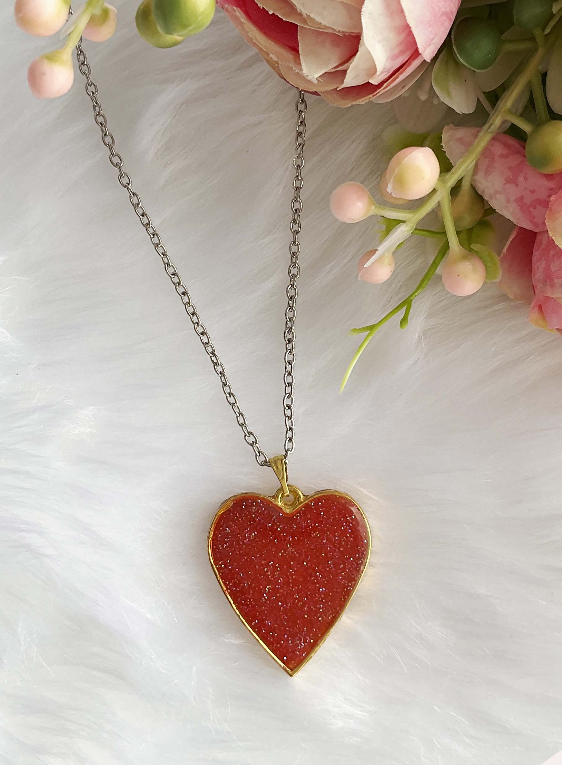 Heart Resin Pendant
