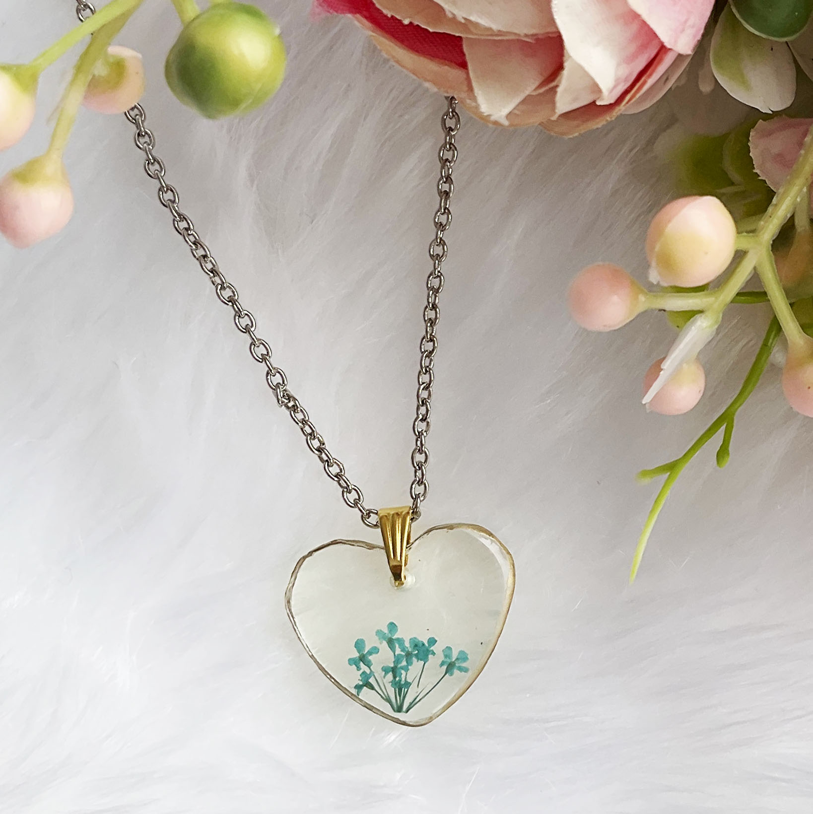 Pressed Flower Pendant