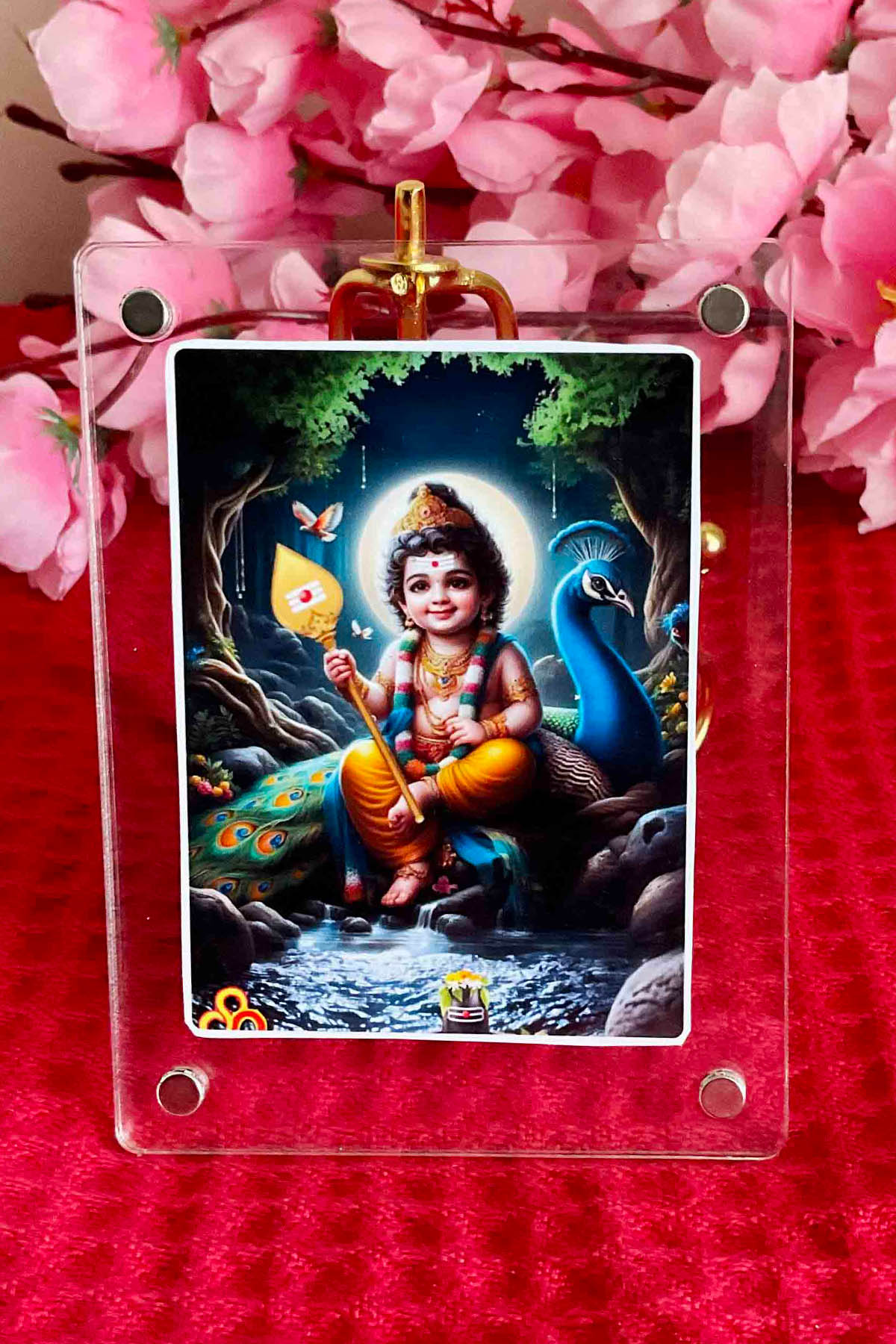 Custom Polaroid Style Fridge Magnet | Personalized Photo Gift