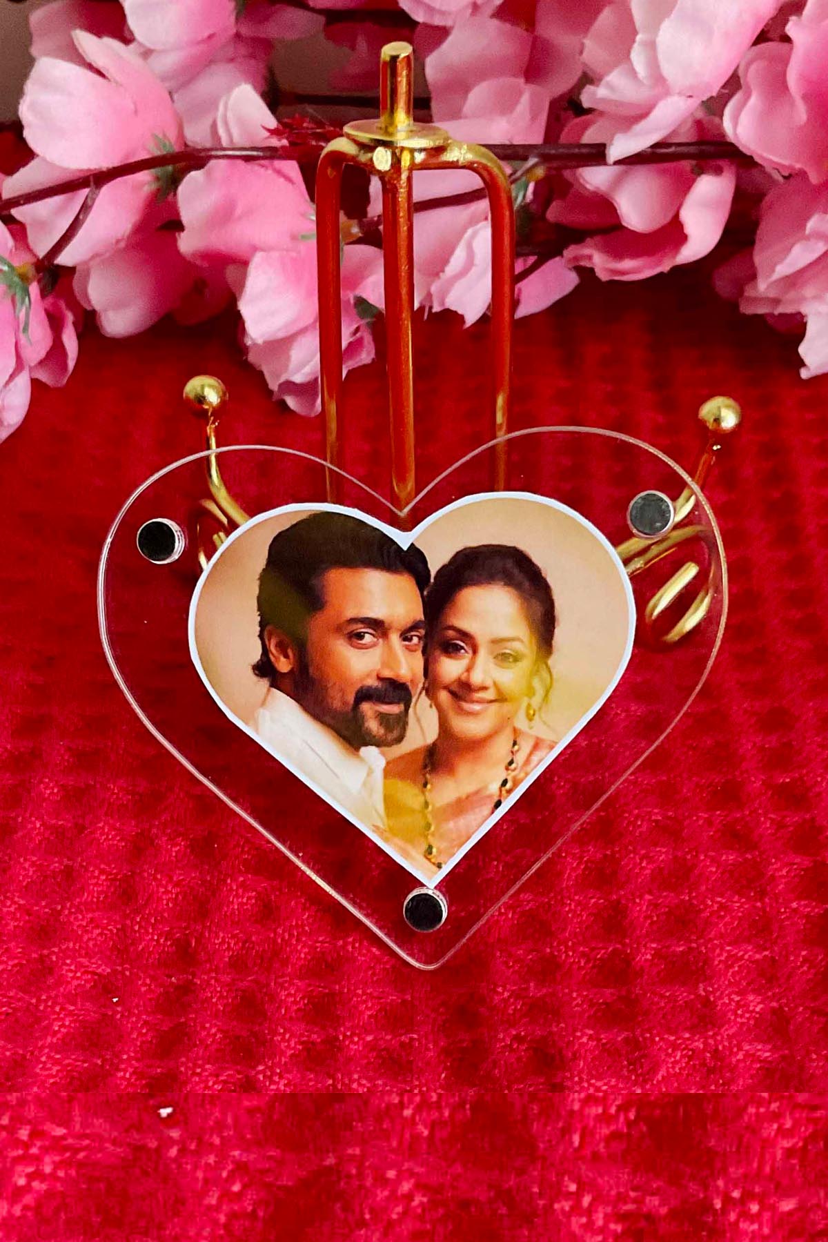 Polaroid Style Photo Magnet | Personalized Gift for Home & Office