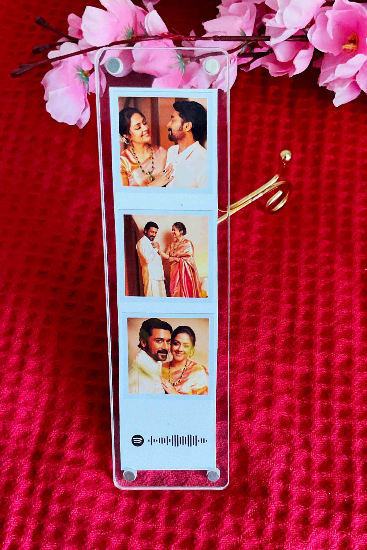 Polaroid Photo Fridge Magnet | Personalized Keepsake Gift | Custom Handmade Memory Magnet